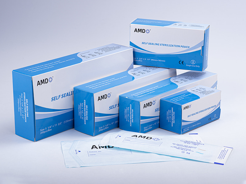 Sacchetto di sterilizzazione auto -sigillazione AMD