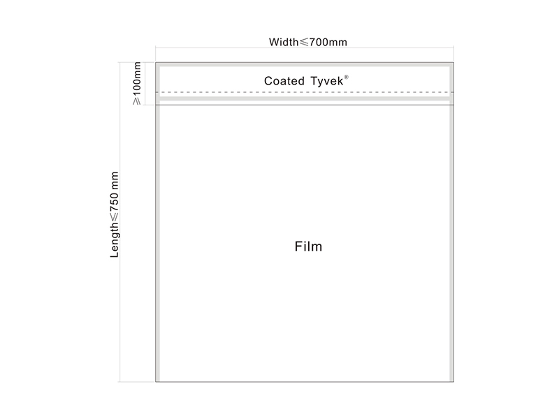 Borsa di intestazione AMD con Tyvek